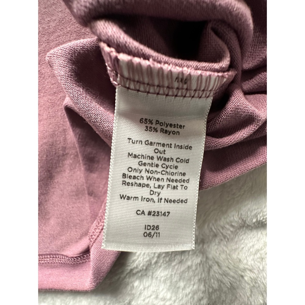 Talbots Woman Mauve Purple Tiered Ruffle Sleeveless Tank Top 3X New With Tags-21 - Picture 5 of 8